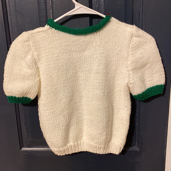 Handmade knitted Baby Christmas sweater - Picture 2 of 4